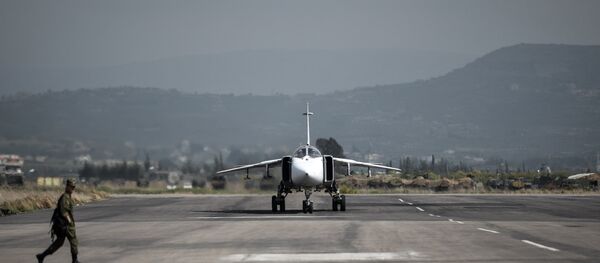 Rusijos Chmeimimo oro pajėgų bazė Rusijos Chmeimimo oro pajėgų bazė - Sputnik Lietuva