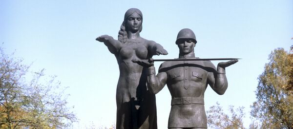 Монумент боевой Славы в городе Львове Монумент боевой Славы в городе Львове - Sputnik Lietuva