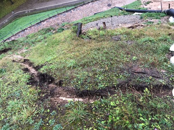 Оползень на горе Гедеминаса Оползень на горе Гедеминаса - Sputnik Lietuva