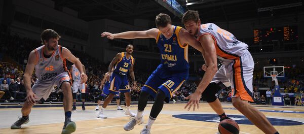 Баскетбол. Евролига. Матч Химки - Валенсия, архивное фото - Sputnik Литва
