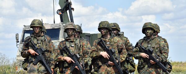 Немецкие военные в Ордруфе, Германия. Архивное фото - Sputnik Литва