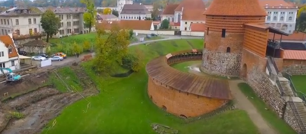 Dar vieno amfiteatro prie Kauno pilies statyba Dar vieno amfiteatro prie Kauno pilies statyba - Sputnik Lietuva