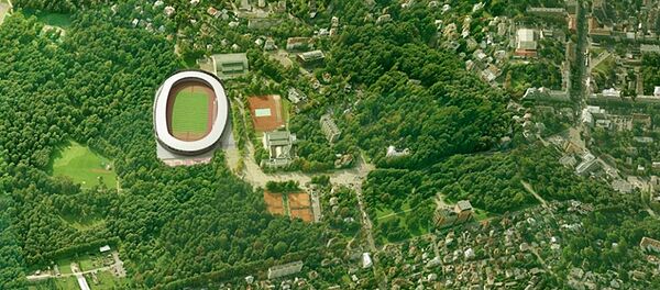 Стадион имени Дариуса и Гиренаса в Каунасе - Sputnik Литва