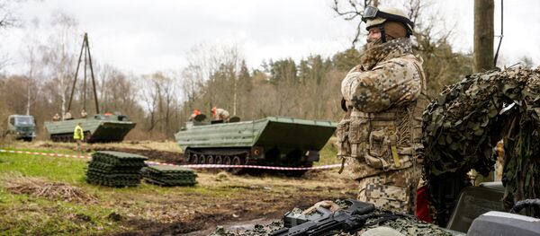 Международные военные учения в Латвии, архивное фото Международные военные учения в Латвии, архивное фото - Sputnik Литва