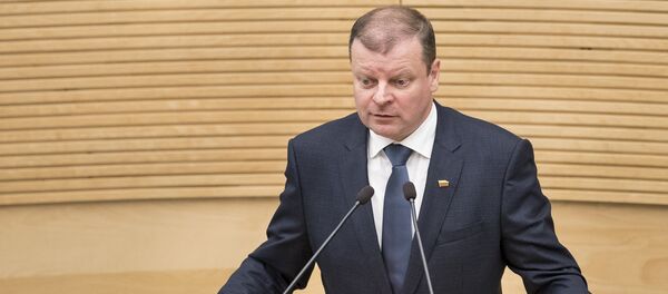 Премьер-министр Литвы Саулюс Сквернялис, архивное фото - Sputnik Литва