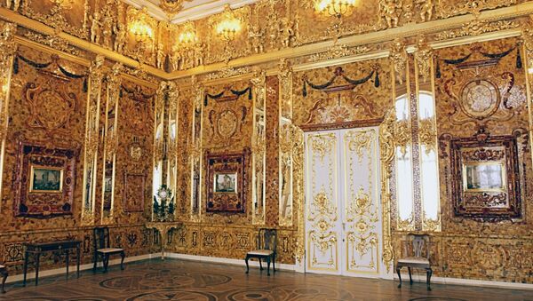 Янтарная комната в Екатерининском дворце, архивное фото - Sputnik Литва