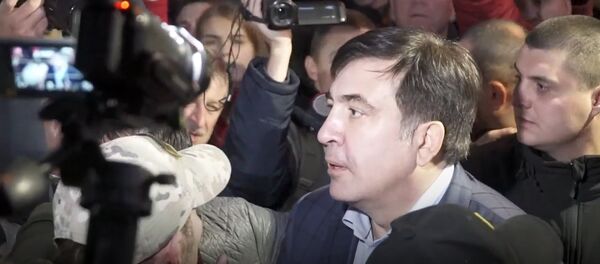 Протесты у Верховной Рады в Киеве с участием Саакашвили Протесты у Верховной Рады в Киеве с участием Саакашвили - Sputnik Lietuva