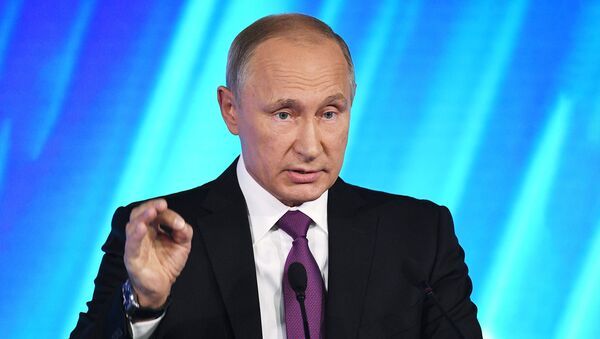 Президент РФ В. Путин принял участие в итоговой сессии Международного дискуссионного клуба Валдай - Sputnik Lietuva
