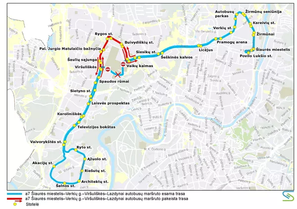7-ojo maršruto autobusų pakeista trasa 7-ojo maršruto autobusų pakeista trasa - Sputnik Lietuva