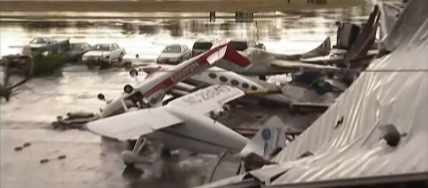 Последствия разрушительного шторма в Северной Каролине Последствия разрушительного шторма в Северной Каролине - Sputnik Lietuva