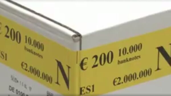 Vaizdo įrašas, kaip eurų banknotai pasiekė Lietuvą - Sputnik Lietuva