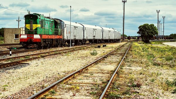 Железная дорога в Клайпеде, архивное фото - Sputnik Литва
