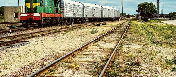 Железная дорога в Клайпеде, архивное фото - Sputnik Литва