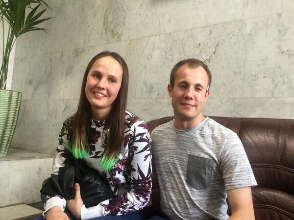 Дети Норкуса Лаура Норкуте и Мантас Норкус  - Sputnik Литва