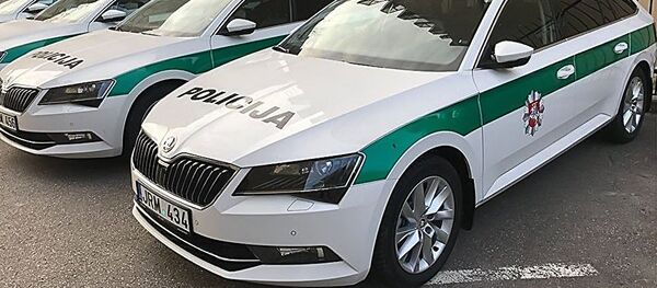Полицейские автомобили, архивное фото Полицейские автомобили, архивное фото - Sputnik Литва