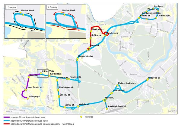 20-ojo maršruto autobusų eismo keitimas 20-ojo maršruto autobusų eismo keitimas - Sputnik Lietuva