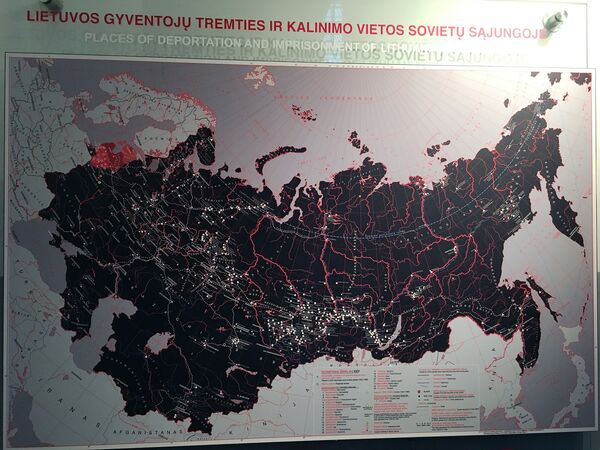Карта вывозов ссыльных - Sputnik Lietuva