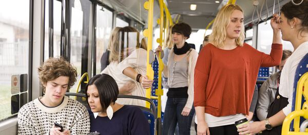 Autobuso keleiviai Autobuso keleiviai - Sputnik Lietuva