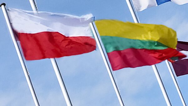 Флаги Польши и Литвы - Sputnik Lietuva