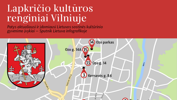 Lapkričio kultūros renginiai  Vilniuje - Sputnik Lietuva