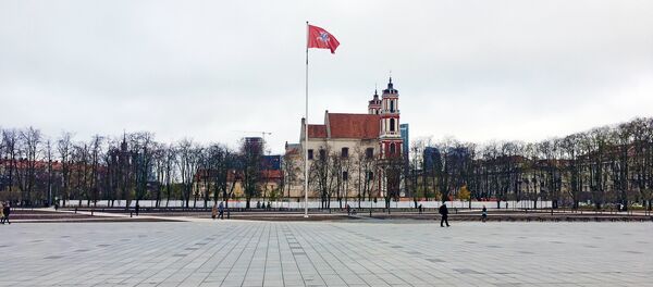 Открытие центральной площади столицы Lukiskiu aikste (площадь Лукишкю) Открытие центральной площади столицы Lukiskiu aikste (площадь Лукишкю) - Sputnik Lietuva