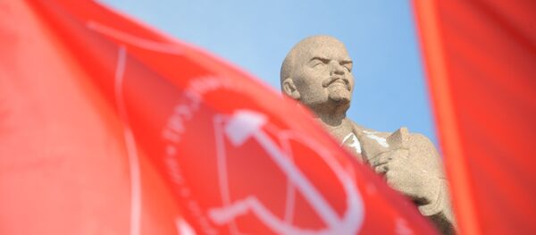 Мероприятия, посвященные 99-й годовщине Октябрьской революции, в регионах России Мероприятия, посвященные 99-й годовщине Октябрьской революции, в регионах России - Sputnik Lietuva