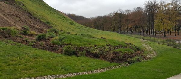 Оползень на горе Гедиминаса - Sputnik Литва