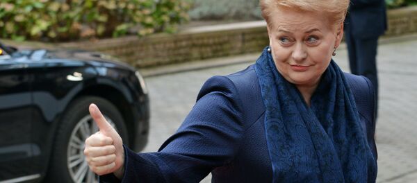 Президент Литвы Даля Грибаускайте, архивное фото - Sputnik Литва