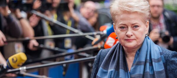 Президент Литвы Даля Грибаускайте, архивное фото - Sputnik Литва