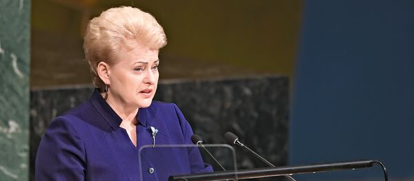 Президент Литвы Даля Грибаускайте Президент Литвы Даля Грибаускайте - Sputnik Lietuva