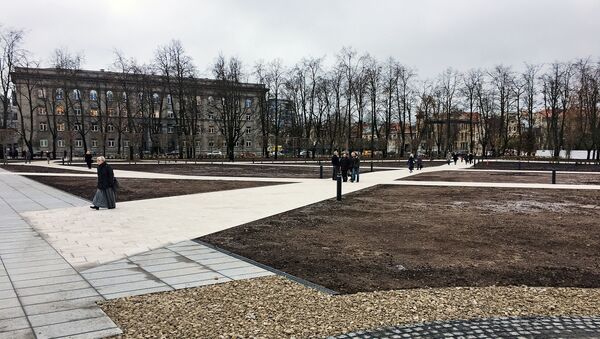 Площадь Лукишкес в Вильнюсе после реконструкции, архивное фото - Sputnik Литва