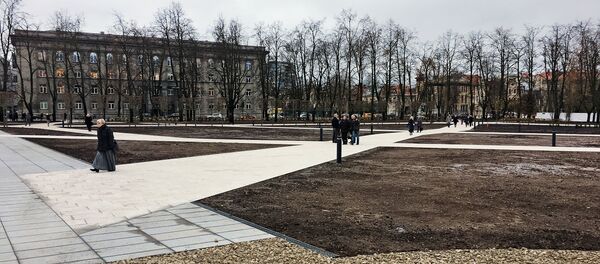 Площадь Лукишкес в Вильнюсе после реконструкции, архивное фото - Sputnik Литва