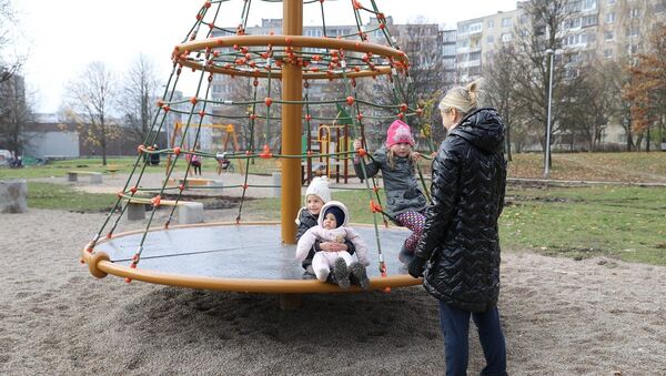 Новая детская площадка в Вильнюсе - Sputnik Lietuva