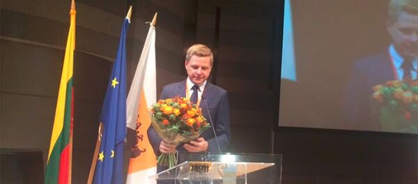 Ремигиюс Шимашюс стал председателем партии Союз либералов Ремигиюс Шимашюс стал председателем партии Союз либералов - Sputnik Литва