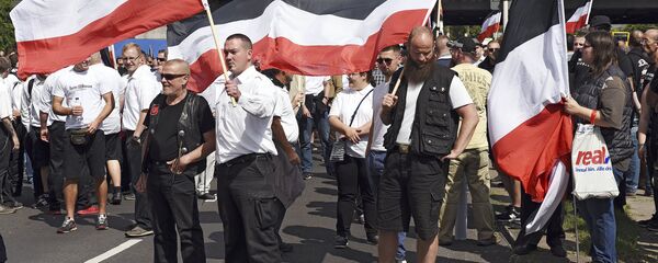Марш нео-нацистов в Германии Марш нео-нацистов в Германии - Sputnik Lietuva