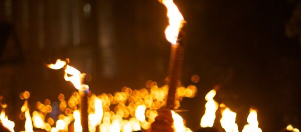Факельное шествие, архивное фото - Sputnik Литва