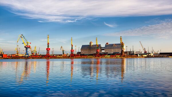Торговый порт в Калининграде, архивное фото - Sputnik Литва