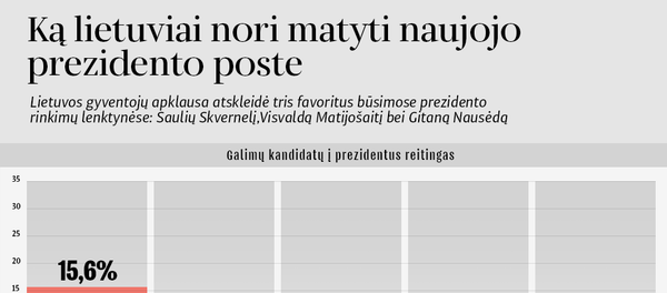 Ką lietuviai nori matyti naujojo prezidento poste - Sputnik Lietuva