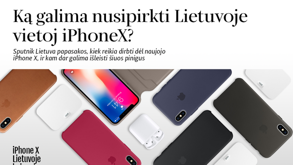 Ką galima nusipirkti Lietuvoje vietoj iPhoneX? - Sputnik Lietuva