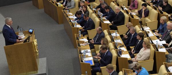 Пленарное заседание Госдумы РФ - Sputnik Литва