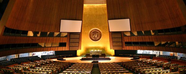 Зал Генеральной Ассамблеи ООН - Sputnik Литва