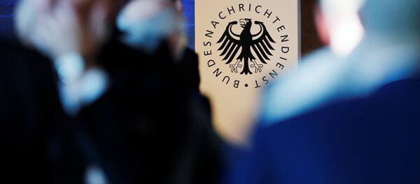 Логотип Федеральной разведывательной службы Германии (BND), архивное фото Логотип Федеральной разведывательной службы Германии (BND), архивное фото - Sputnik Литва