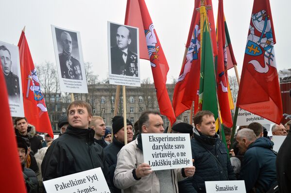 Митинг в Вильнюсе - Sputnik Литва