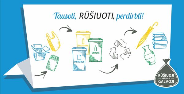 Плакат о призыве сортировать мусор Плакат о призыве сортировать мусор - Sputnik Lietuva