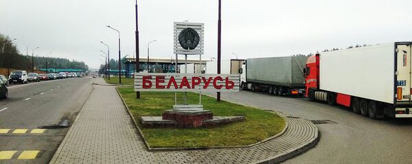Фуры на границе Белоруссии и Литвы - Sputnik Литва