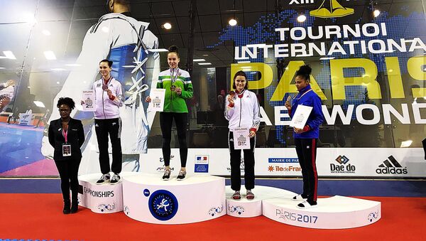 Спортсменка из Шауляй Клаудия Тваронавичюте заняла первое место на турнире тхэквондо в Париже - Sputnik Lietuva