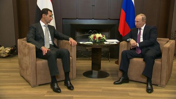 Президент Сирии Башар Асад поблагодарил Владимира Путина за помощь - Sputnik Lietuva