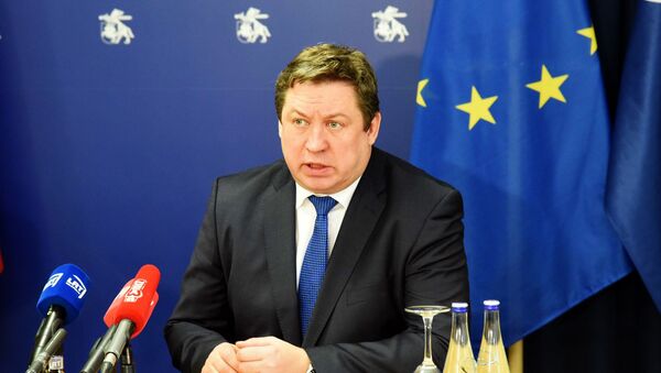 Lietuvos krašto apsaugos ministras Raimundas Karoblis - Sputnik Lietuva