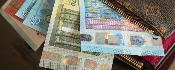 Кошелек с деньгами, архивное фото - Sputnik Литва