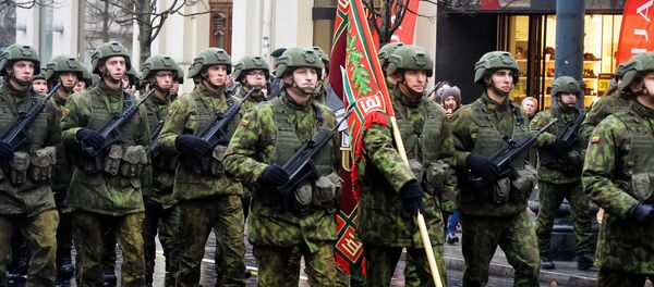 В Литве прошел военный парад, приуроченный ко дню литовской армии, архивное фото - Sputnik Литва
